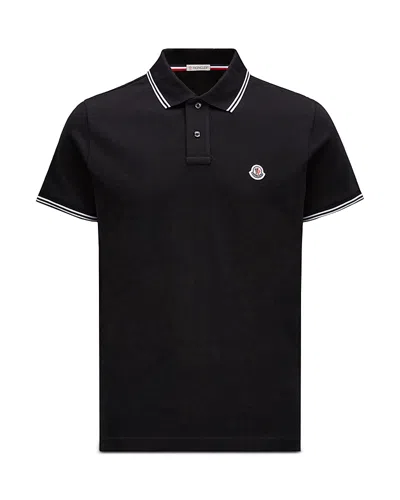 MONCLER TIPPED SHORT SLEEVE POLO SHIRT