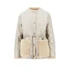 Moncler Tipule Quilted Reversible Down Jacket In Neutral