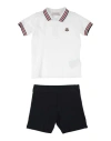 MONCLER MONCLER TODDLER BOY CO-ORD WHITE SIZE 3 COTTON, ELASTANE