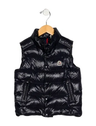 Pre-owned Moncler Babies' Toddler Boy's Long Sleeve Jacket In Blue