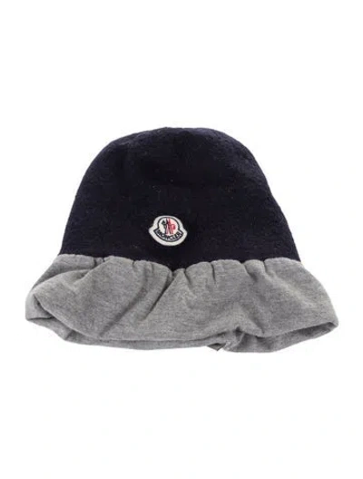 Pre-owned Moncler Babies' Toddler Boys' Beanie In Gray