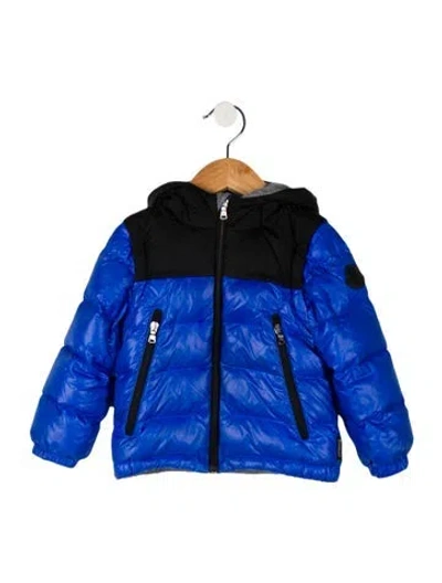 Pre-owned Moncler Babies' Toddler Boys' Coat In Blue