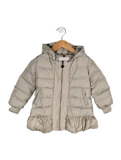 Pre-owned Moncler Babies' Toddler Boys' Coat In Neutral