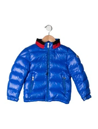 Pre-owned Moncler Babies' Toddler Boys Down Jacket In Blue