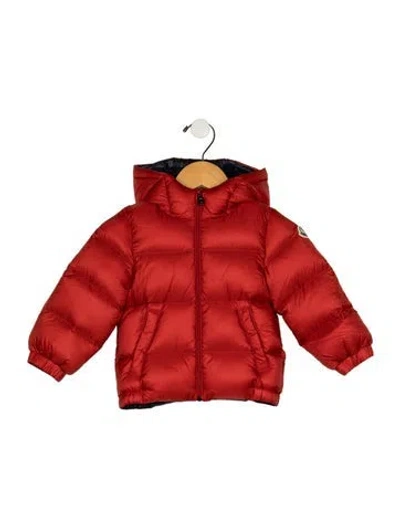Pre-owned Moncler Babies' Toddler Boys' Down Jacket In Red