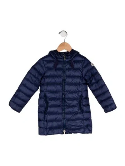 Pre-owned Moncler Babies' Toddler Boys' Down Puffer Coat In Blue