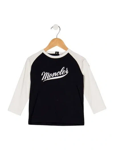 Pre-owned Moncler Babies' Toddler Boys Long Sleeve Shirt In Blue
