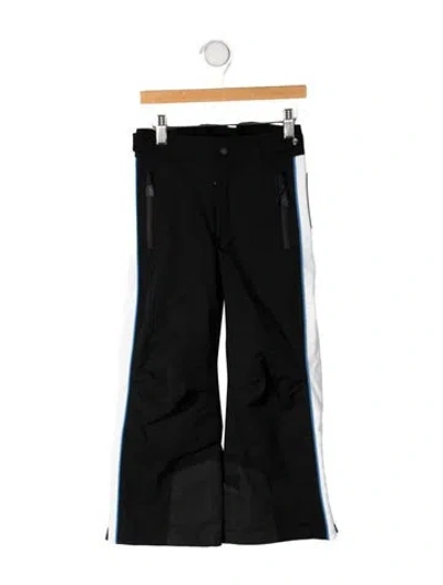 Pre-owned Moncler Babies' Toddler Boys Printed Pants In Black