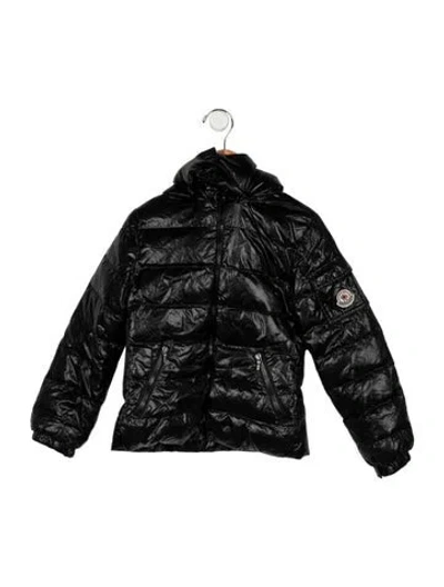 Pre-owned Moncler Babies' Toddler Boys' Puffer Coat In Black