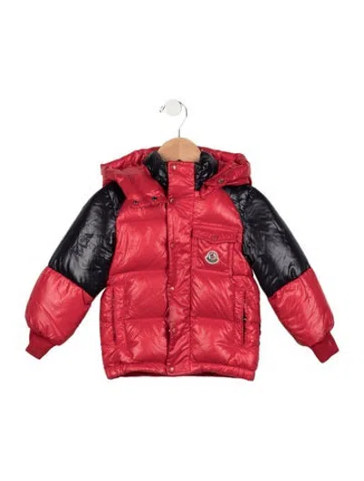 Pre-owned Moncler Babies' Toddler Boys' Puffer Down Jacket In Red