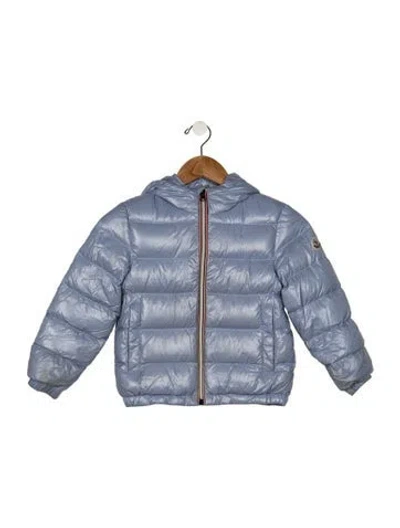 Pre-owned Moncler Babies' Toddler Boys Puffer Jacket In Blue