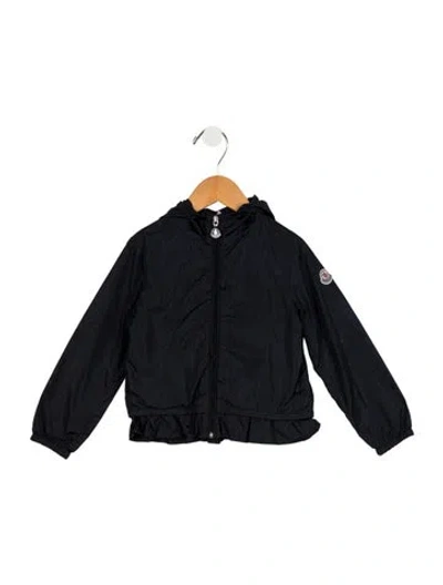Pre-owned Moncler Babies' Toddler Boys' Ruffled Windbreaker Jacket In Blue