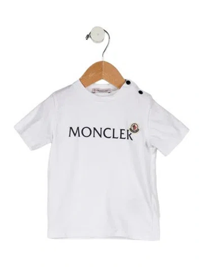 Pre-owned Moncler Babies' Toddler Boys' T-shirt In White