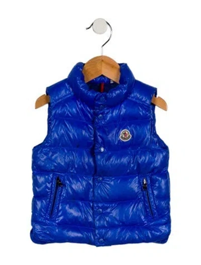 Pre-owned Moncler Babies' Toddler Boys' Vest In Blue
