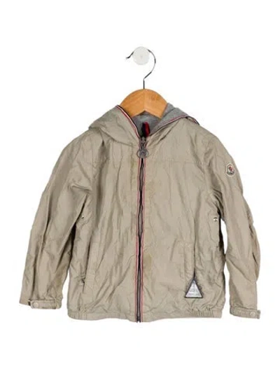 Pre-owned Moncler Babies' Toddler Boys' Windbreaker In Neutral