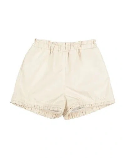 Moncler Babies'  Toddler Girl Shorts & Bermuda Shorts Beige Size 6 Cotton, Polyester In Brown
