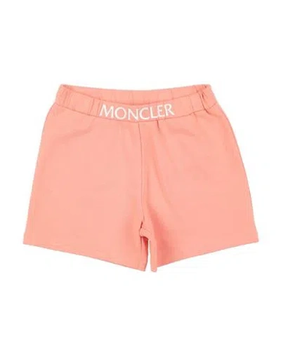 Moncler Babies'  Toddler Girl Shorts & Bermuda Shorts Salmon Pink Size 3 Cotton, Elastane