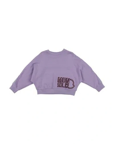 Moncler Babies'  Toddler Girl Sweatshirt Lilac Size 6 Cotton In Purple