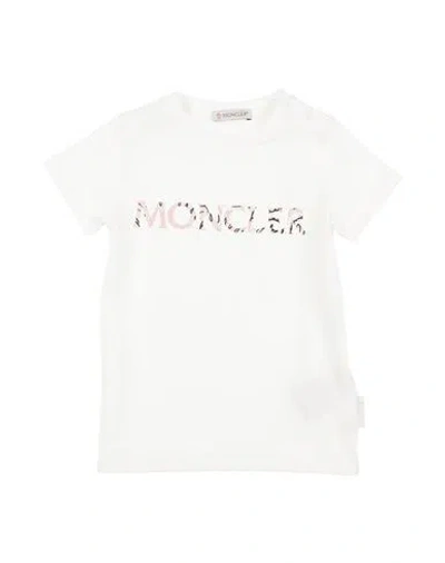 Moncler Babies'  Toddler Girl T-shirt White Size 3 Cotton, Elastane