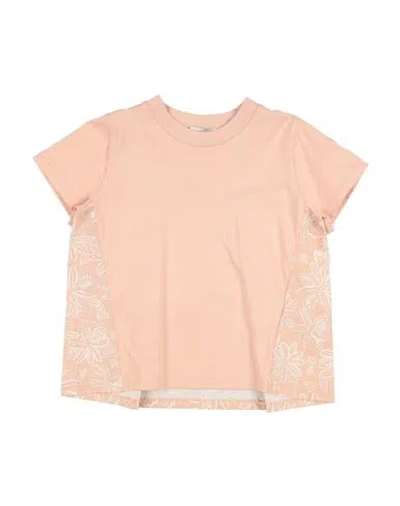 Moncler Babies'  Toddler Girl T-shirt Blush Size 6 Cotton In Pink