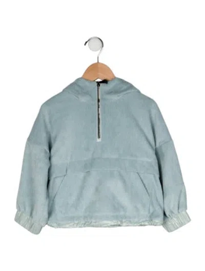 Pre-owned Moncler Babies' Toddler Girls' Casual Jacket In Blue