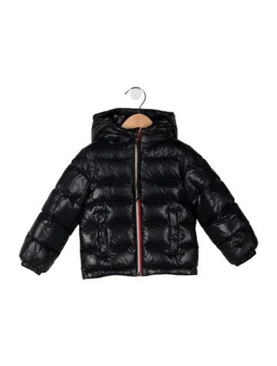 Pre-owned Moncler Babies' Toddler Girls' Coat In Blue