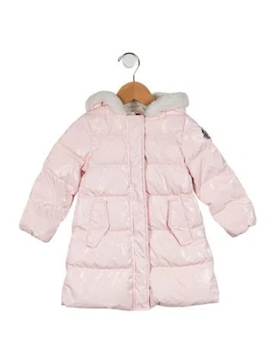 Pre-owned Moncler Babies' Toddler Girls' Coat In Pink