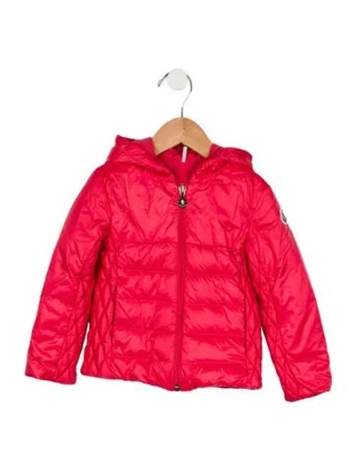 Pre-owned Moncler Babies' Toddler Girls' Coat In Red