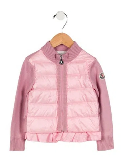 Pre-owned Moncler Babies' Toddler Girls' Jacket In Pink