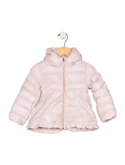 Pre-owned Moncler Babies' Toddler Girls' Odile Down Puffer Jacket In Pink