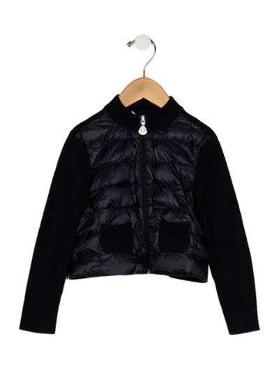 Pre-owned Moncler Babies' Toddler Girls' Puffer Jacket In Blue