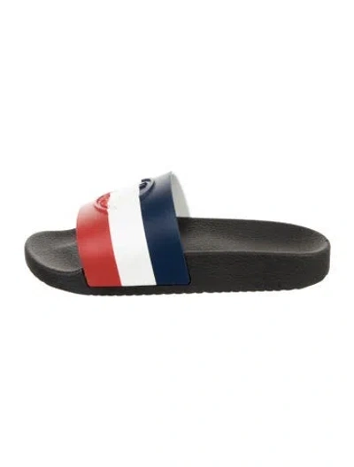 Pre-owned Moncler Babies' Toddler Rubber Slides In Multi