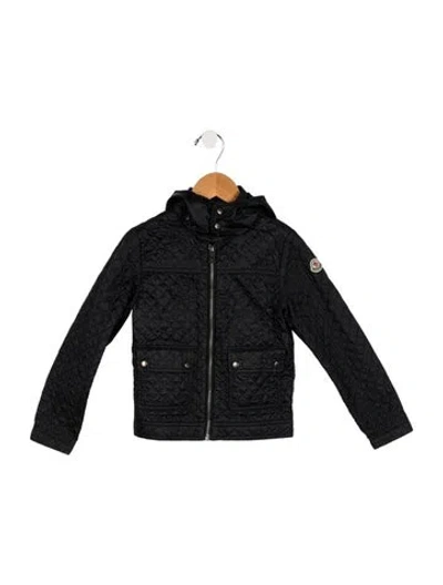 Pre-owned Moncler Babies' Toddlers' Solid Quilted Jacket In Blue
