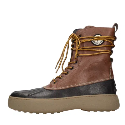 Moncler-tods-palm-angels Moncler Tod's Palm Angels Boots Brown In Marrone Marroni