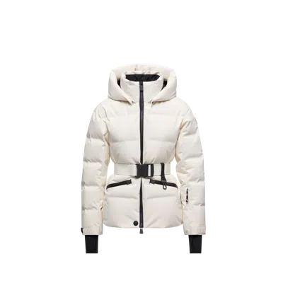 Moncler Tolima Hooded Insulated Ski Jacket, Women, White, Size: 3
