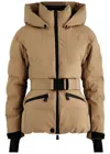 Moncler Tolima Quilted Hooded Shell Ski Jacket In Beige