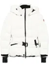 Moncler Grenoble Ski Jacket Allesaz With Hood In White