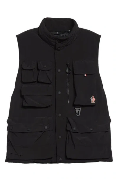 Moncler Tongass Down Field Vest In Black