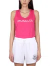 Moncler Logo-print Cotton-blend Tank Top