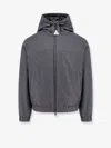 Moncler Torrani Short Down Jacket In Grey