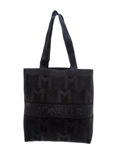 Pre-owned Moncler Tote In Blue