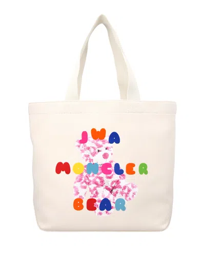 Moncler Tote  Genius X J.w.anderson In White