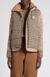 Moncler Touvet Checked Wool-blend Down Vest In Multi