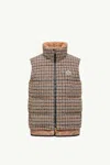Moncler Touvet Vest In Brown