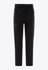 Moncler Grenoble High Waist Sport Trousers In Black