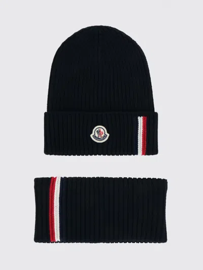 Moncler Tracksuit Kids Color Navy In Black