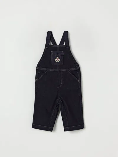 Moncler Babies' Dungaree  Kinder Farbe Denim In Blue