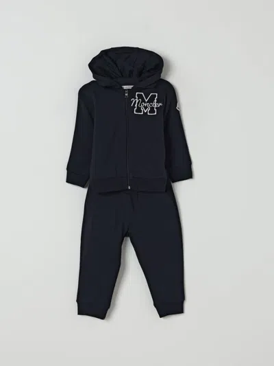 Moncler Babies' Dungaree  Kinder Farbe Navy In Blue