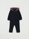 Moncler Tuta  Bambino Colore Blue Navy In Blue