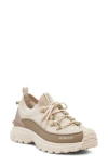 Moncler Two-tone Canvas Trailgrip Lite3 Sneakers In Neutral